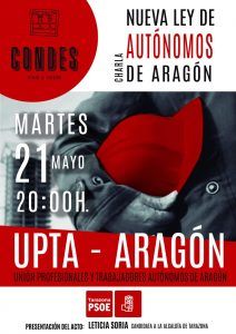 vento PSOE 21-05-2019 Tarazona Nueva ley autonomos Aragón